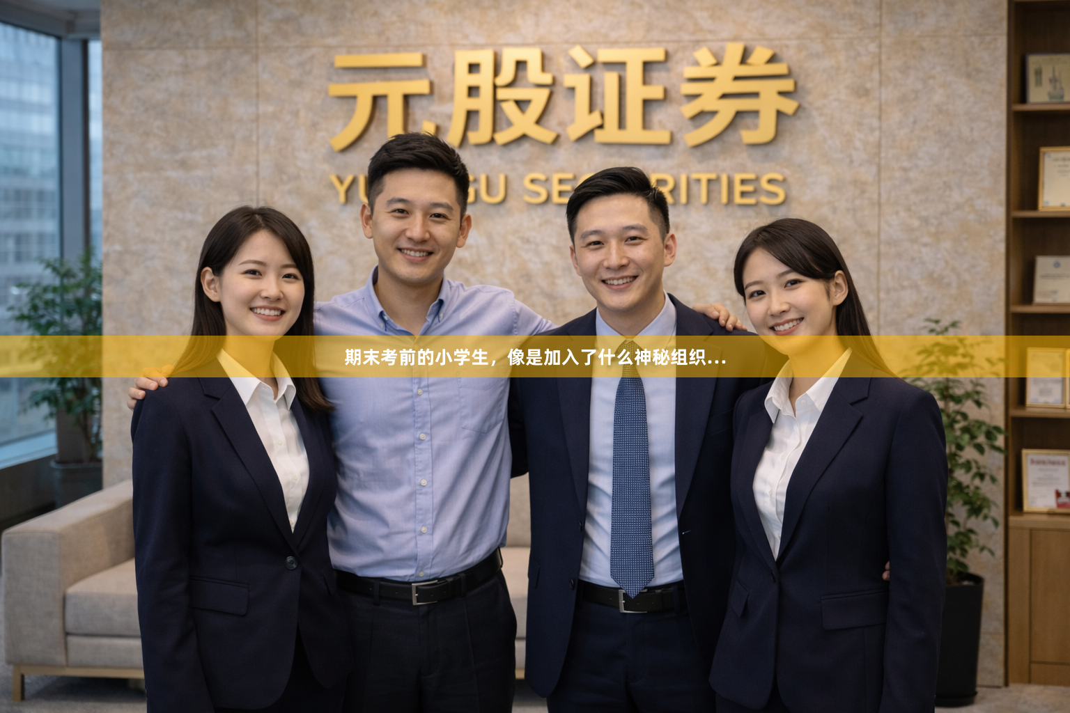 期末考前的小学生，像是加入了什么神秘组织…
