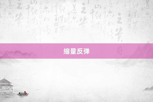 缩量反弹